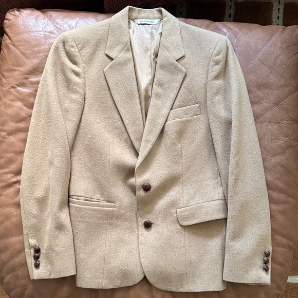 Camel Hair Blazer - Picture 1 of 7